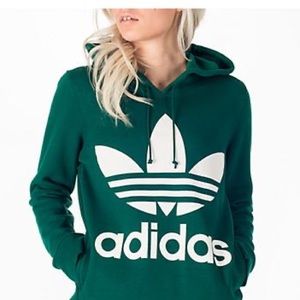 Cropped Adidas hoodie